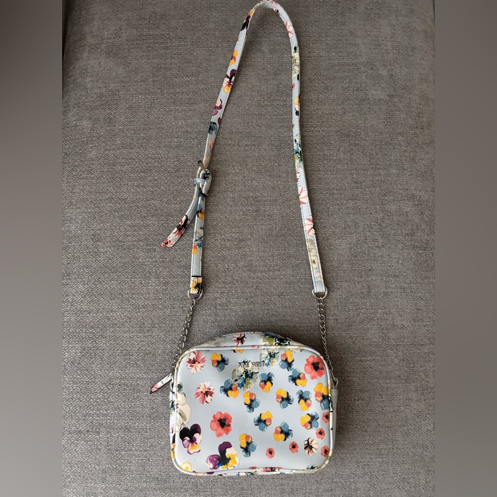 Nine West Multicolor Floral Crossbody Bag